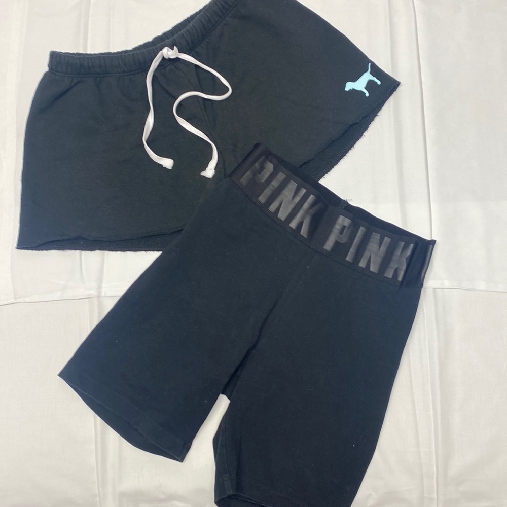 2 pairs of pink shorts